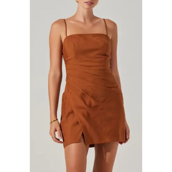 ASTR the label Isadora Pleated Minidress | Size S - Picture 2 of 8